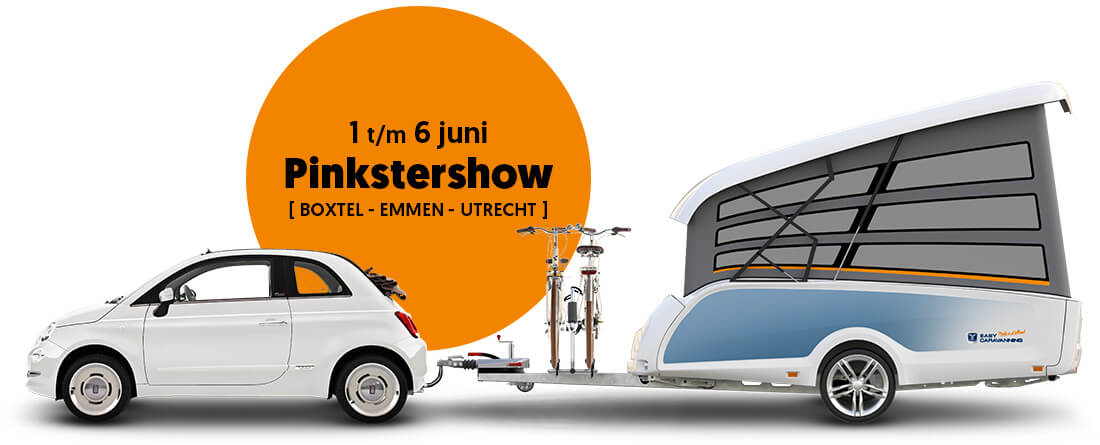 Pinkstershow Easy Caravanning in Boxtel, Emmen en Utrecht
